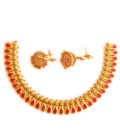 PALAKA NECKLACE-A559 RED