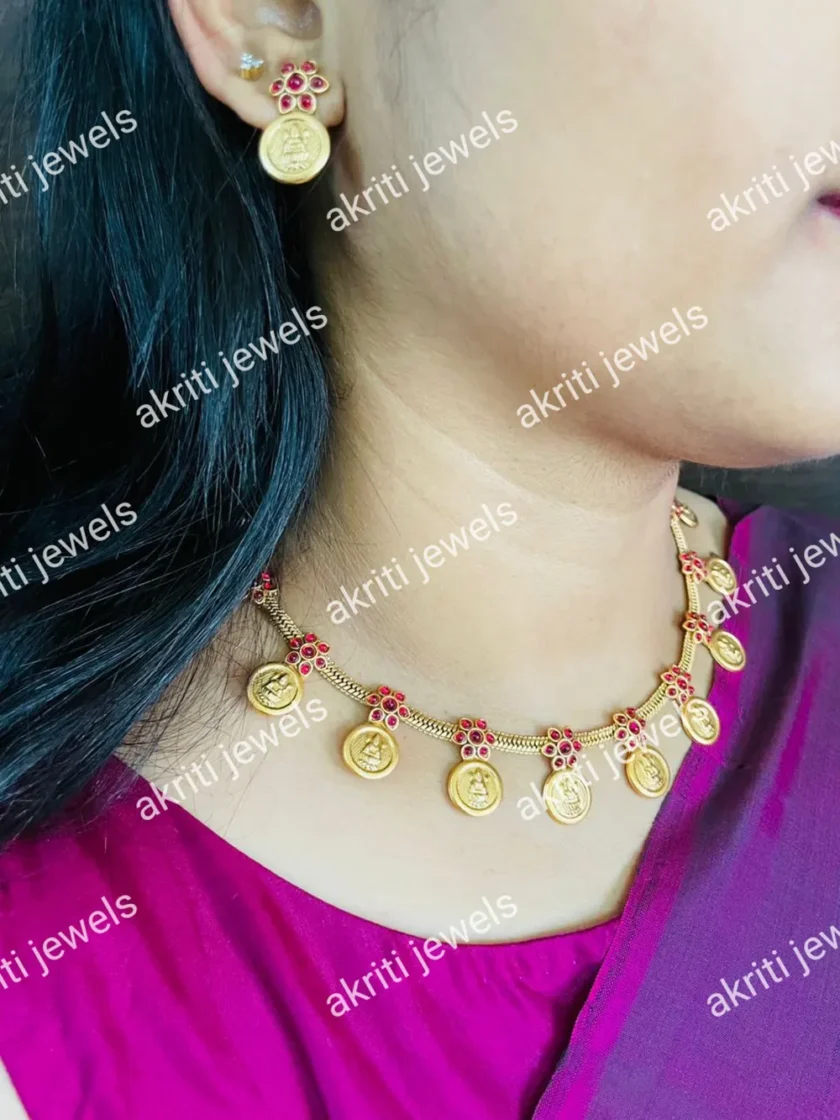NECKLACE-A1075 RUBY - Image 2