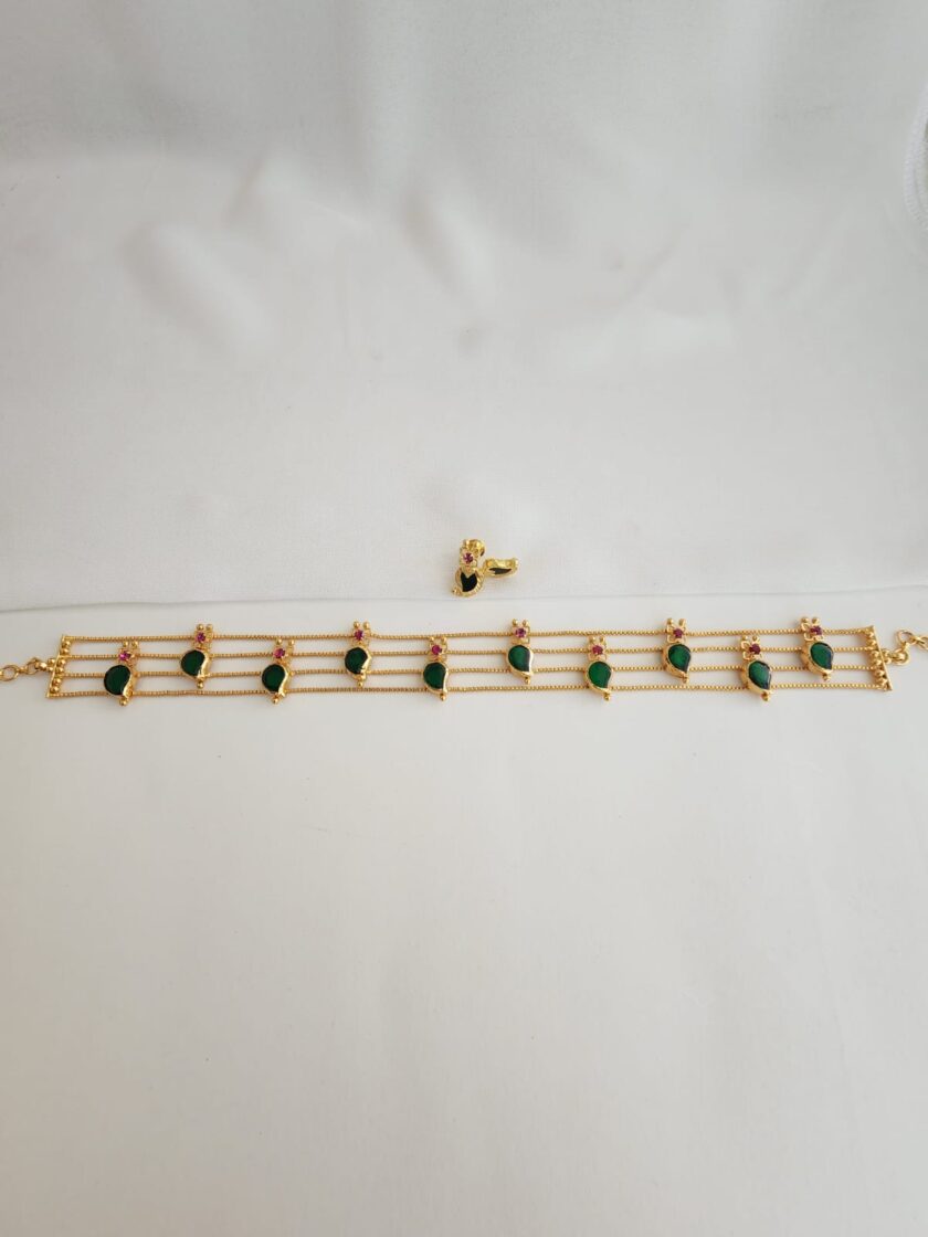 PALAKA CHOKER MANGO MICRO PLATED-A1094