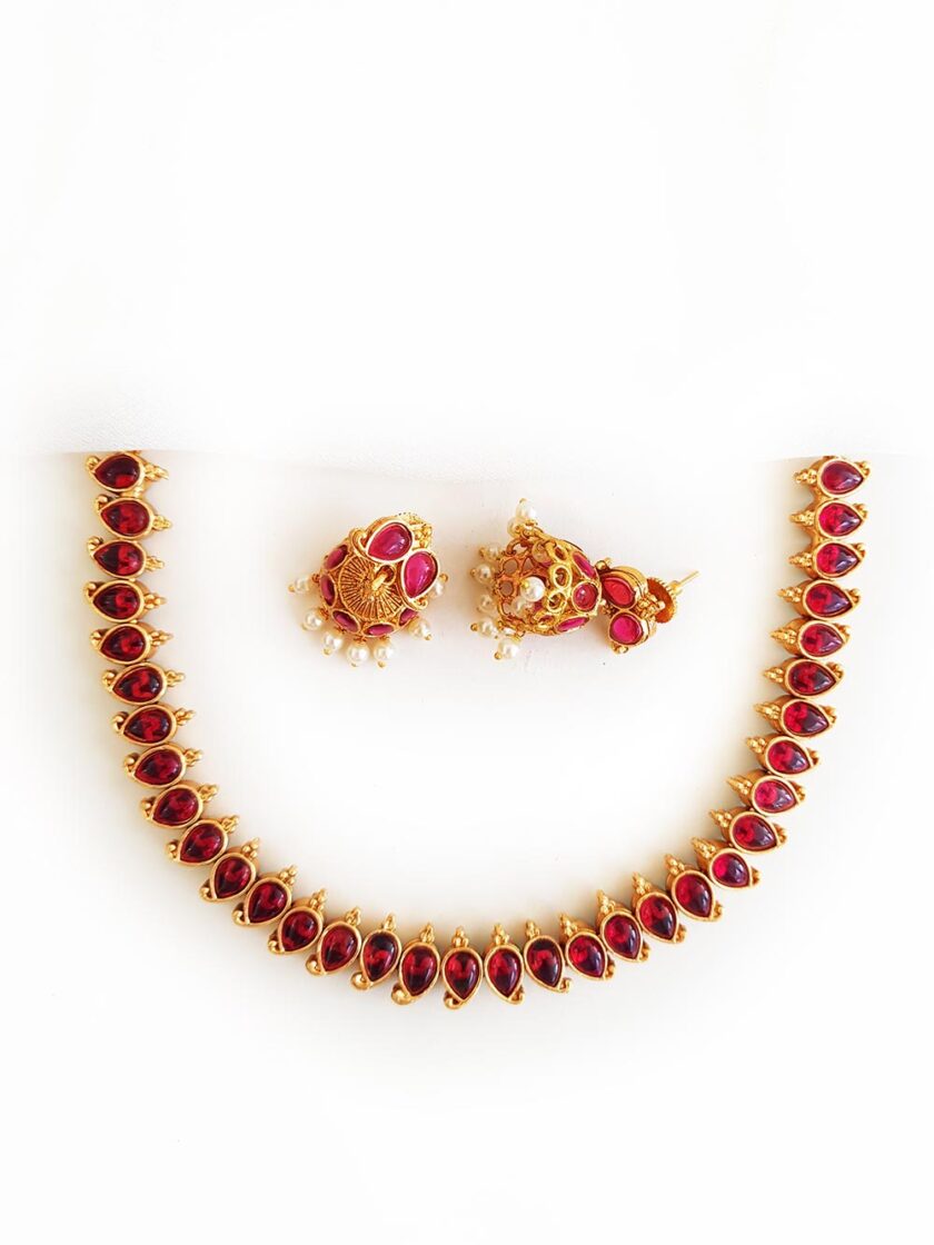 DOUBLE SIDED-A155 GREEN/RUBY - Image 2