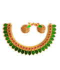 PALAKA NECKLACE-A313 GREEN