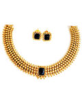 LAYERED NECKLACE-A405 BLACK