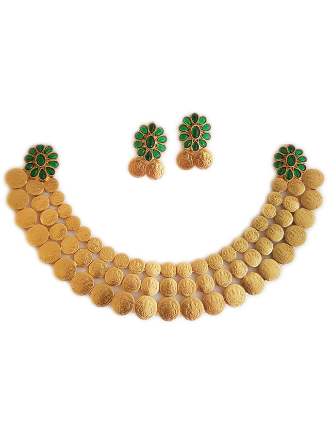 NECKLACE-A526 GREEN
