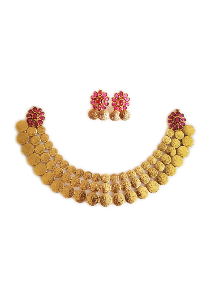NECKLACE-A526 RUBY