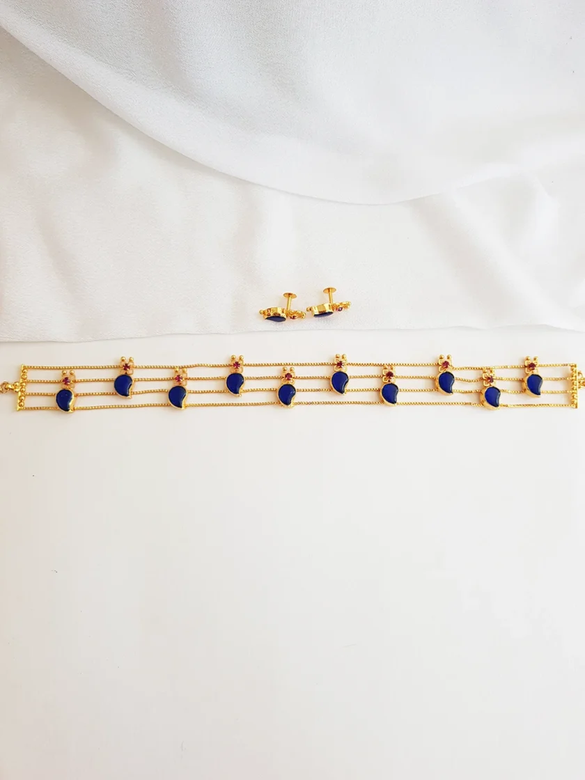 CHOKER-A658 BLUE