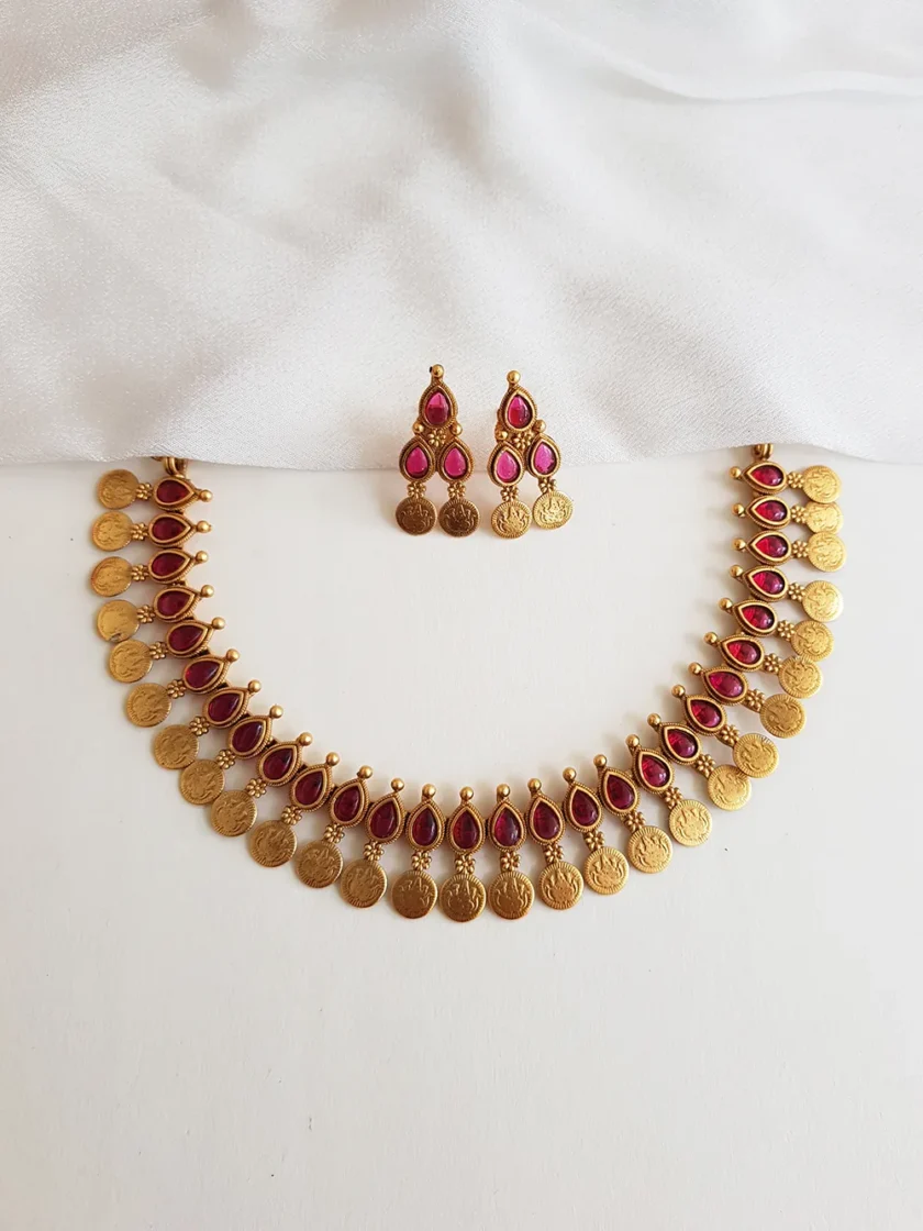 NECKLACE-A755 RUBY