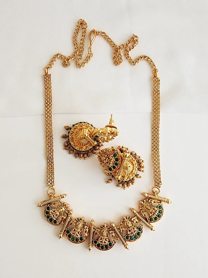 NECKLACE-A959 GREEN