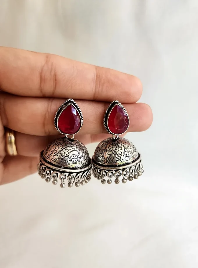 EARRING-B5 RUBY