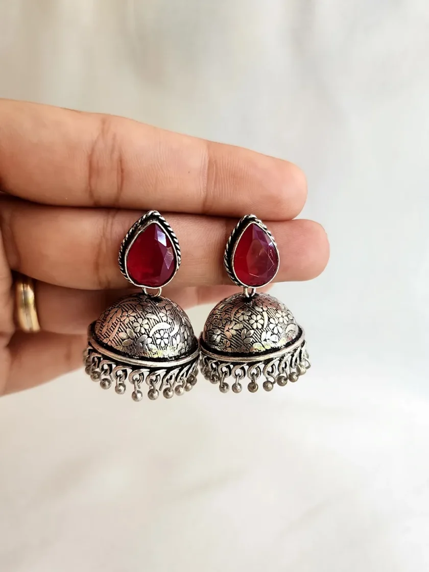 EARRING-B5 RUBY