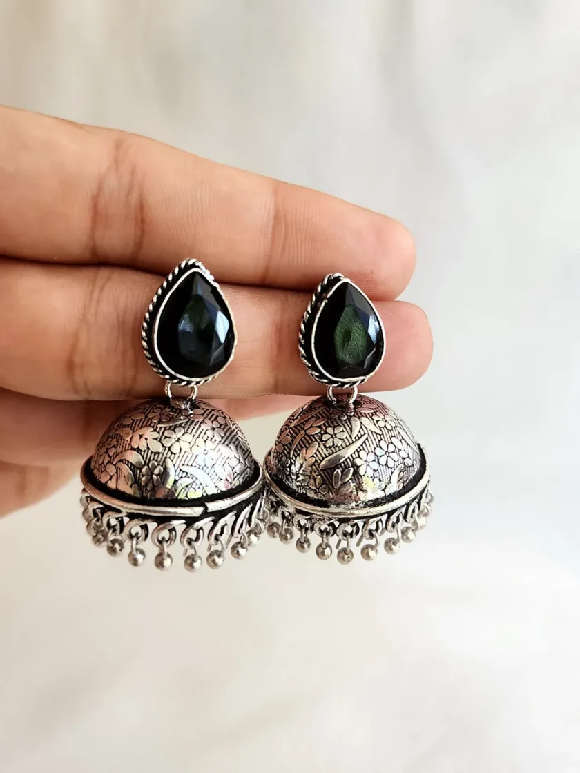 EARRING-B5 BLACK